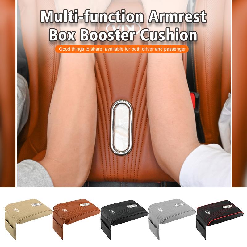 AANU1 Car Armrest Box Booster Cushion Soft Comfort Memory Foam Pad For KIA Cerato Proceed Venga Stonic Picanto Sorento Stinger