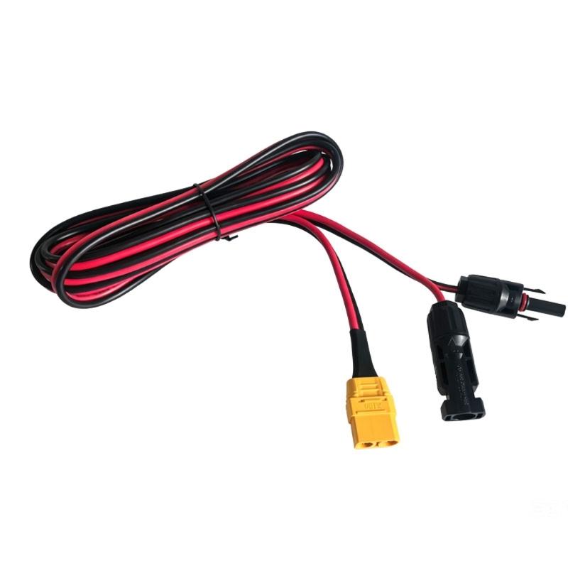 XT90H Female Input Cable for Solar Charging, Solar Side End Cord for Home Backup and Outdoor Generator Charging
