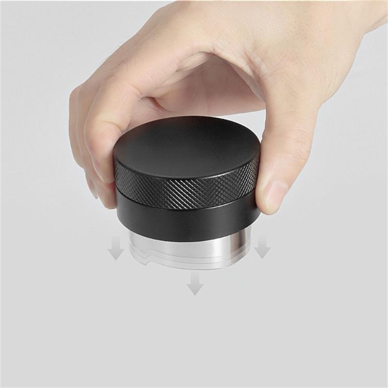 Kaffee Tamper Adaptive Höhe Schwerkraftprinzip Kaffeeverteiler Wiederverwendbar Espresso Kaffeepulver Hammer Haushaltsbedarf