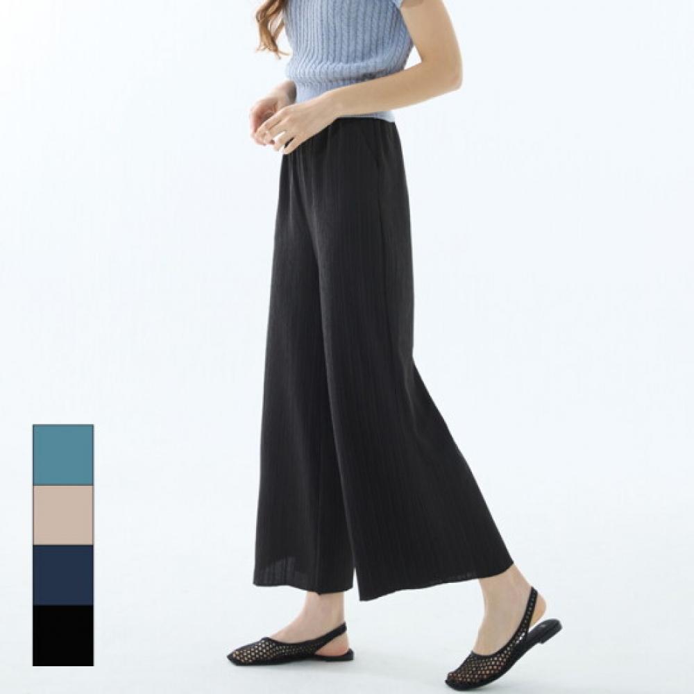Baiyu Women S Crinkle Wide pantS Set Gcww