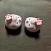 Pink Ceramic Tea Pet Fish Statue Little Fish Bubbles Under Cup Bottom Ornament Cute Water Mug Decor Gift For Tea Lovers