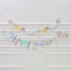 Unicorn Colorful Birthday Pull Banner