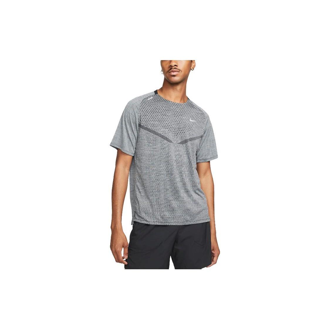 Nike Tech Knit Ultra Short-Sleeve Grey Men s DM4753-010 S