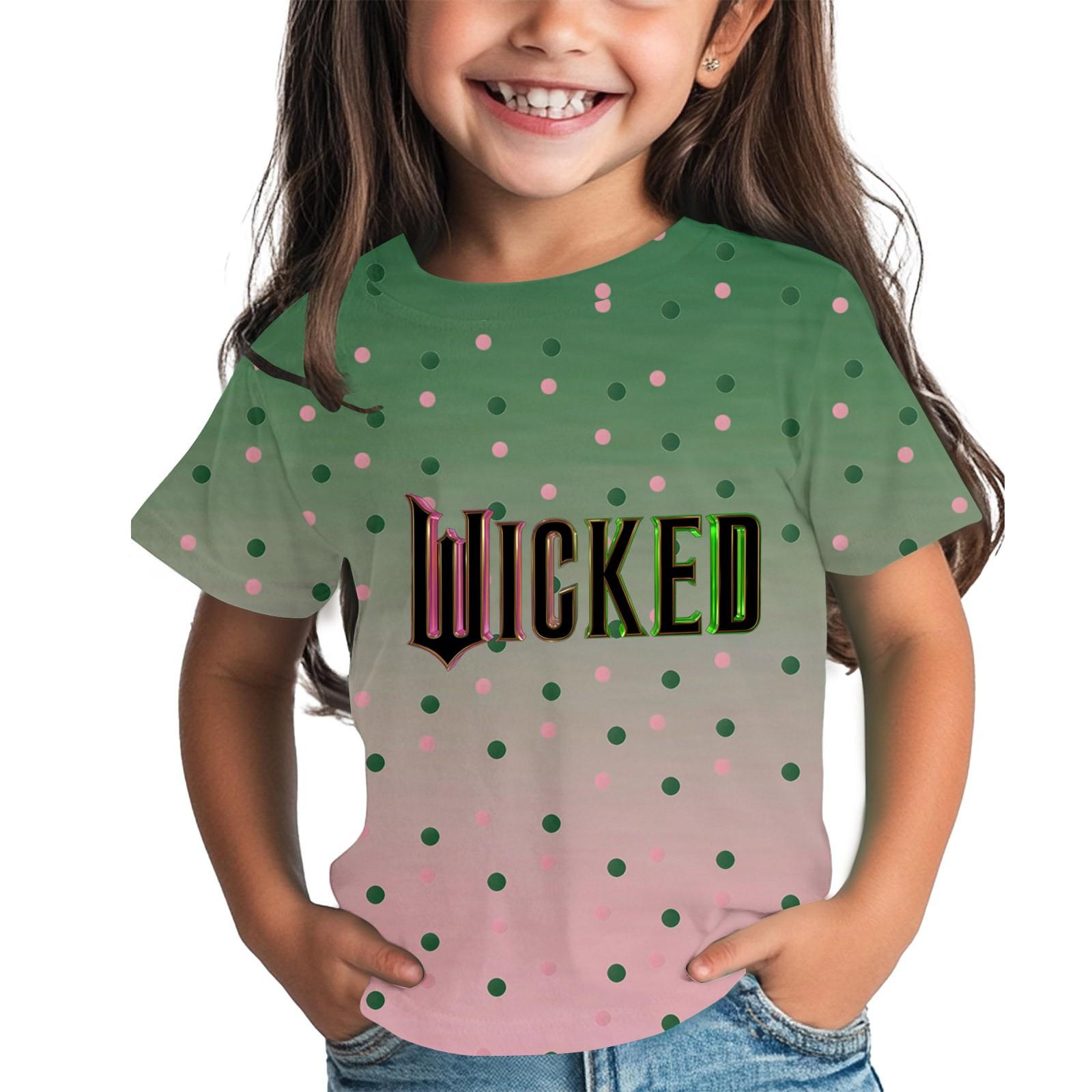 

Футболка для детей для мальчиков и девочек с принтом, цветная, с коротким рукавом, свободный крой, пуловер, топы 130