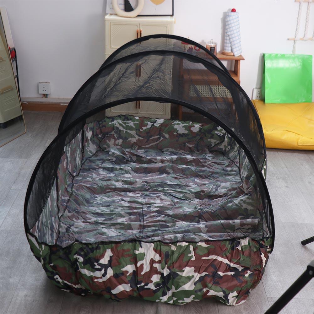 Faltbares Camo Camping Moskitonetz Zelt Netz Zelt mit Boden Outdoor Moskitonetz Doppel Einzel Tragbares Moskitonetz Outdoor