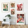 Cartoon Anime Multicolored Abstract Wall Art Canvas Painting Sunset Picture Ice Cream Posters and Print Kids Room Interior Decor No Frame