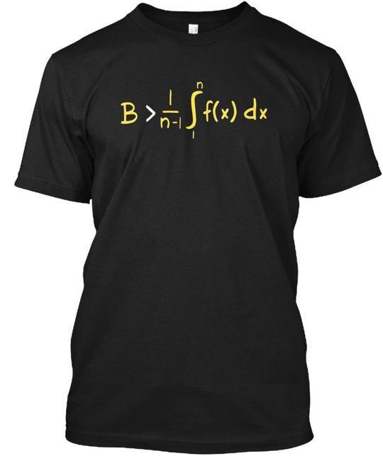 Be Greater Than Average Funny Calculus T B 1 N-1 N T-Shirt Made in USA S to 5XL