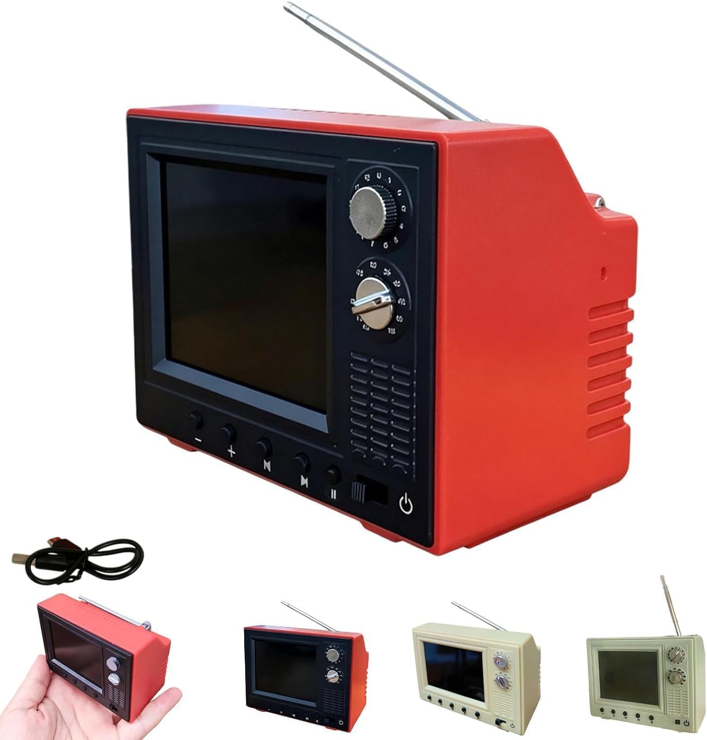 Mini Vintage Television with 8G Memory