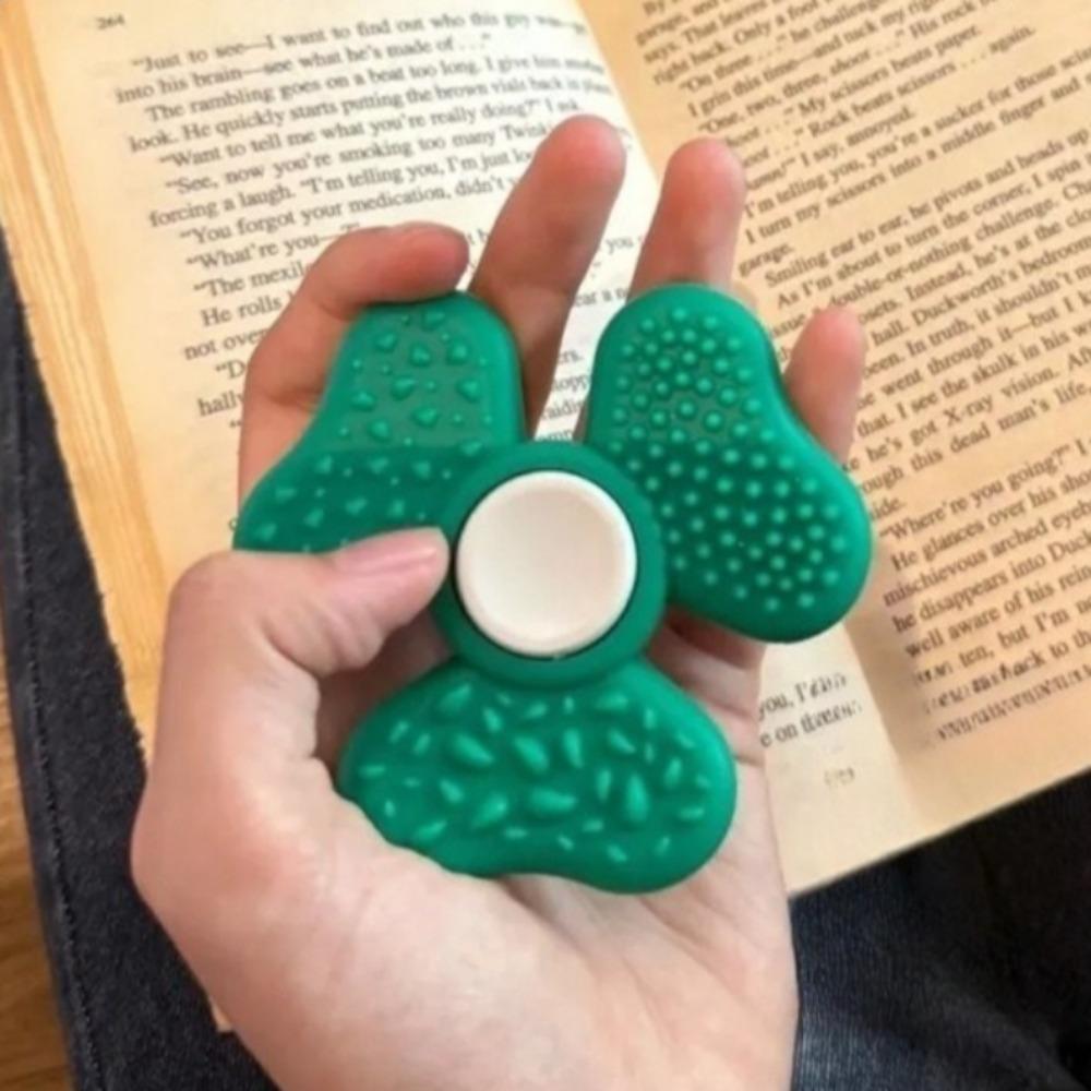 Sensory Stone Fidget Spinner Hand Rotating Spinning Top Tip Squeeze Edc Relieve Stress Relief Toy Anti Anxiety Adults Autism Men