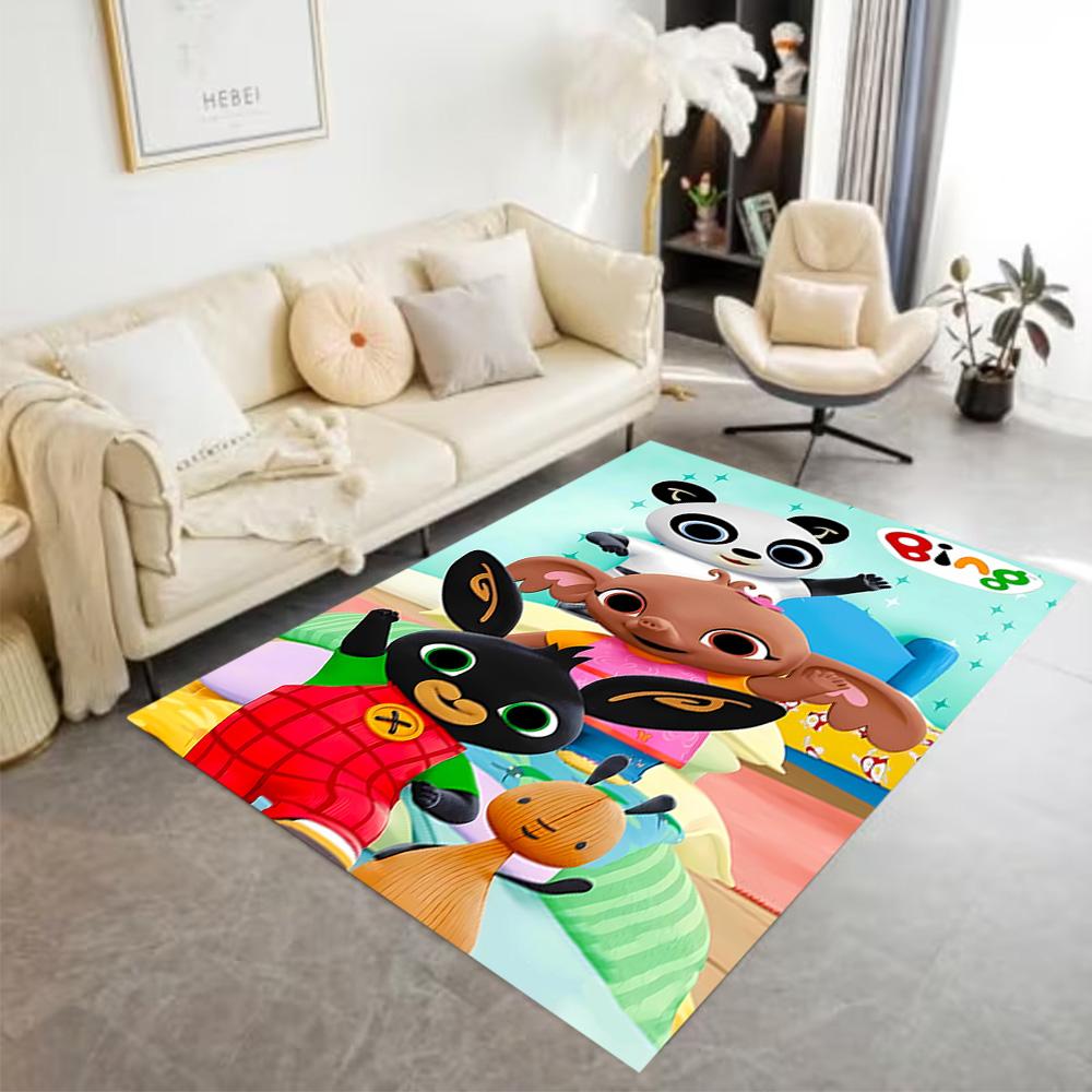 Panda Friends Adventure Area Rug Suitable for Study room Dormitory Entryway Bedrooms Anti-slip Rug Office home decor