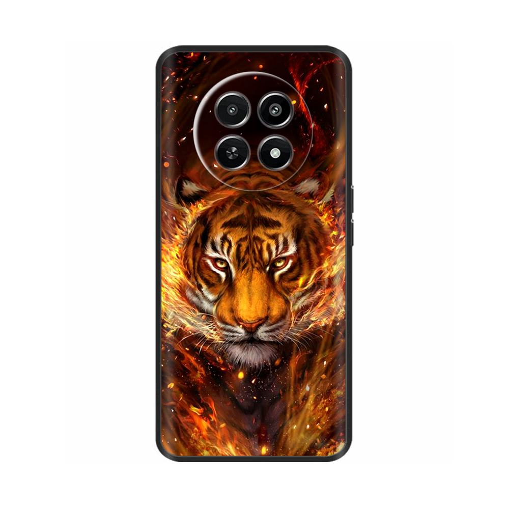 Cool Skull Case For Realme 12 5G Funda Soft Silicone Back Cover Cartoon Shockproof Cases For Oppo Realme 12X realme12 Bags Shell