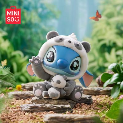 MINISO Seria Lilo Stitch Impreza Zwierzęca Blind Box Urocze Pudełko Niespodzianka Figurka Dekoracja Urocza Lalka Zabawka na Boże Narodzenie Hallowmas
