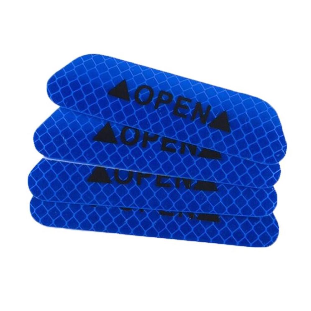 

DYS Автомагазин Светоотражающий знак безопасности открытой двери автомобиля Предупреждающие наклейки Декор синий