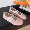 Flat red ballet Mary Jane single shoes women's shoes 2025 spring and summer new casual versatile shoes