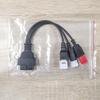 Yamaha Honda Motorcycle OBD Adapter Cable (3+4 Pin To 16 Pin)