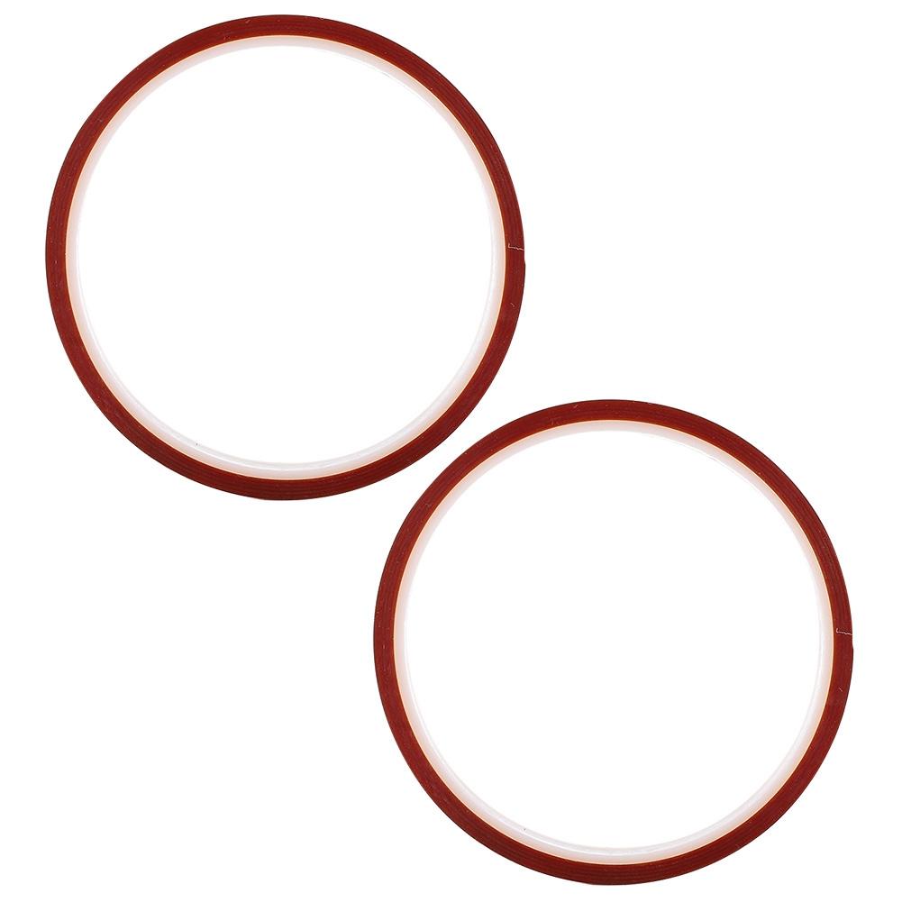 2PCS 3 High Temperature Resistant Adhesive Tape Polyimide Film Yellow Brown Accessory