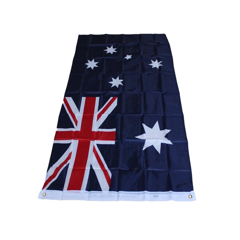 90 x 150 cm große australische Nationalflagge zum Aufhängen, Polyester. Australien-Flagge für den Innen- und Außenbereich