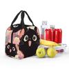 Night Black Cat On The Clouds Insulated Lunch Bag for Women Children Portable Food Boxes Thermal Lunch Box Tote