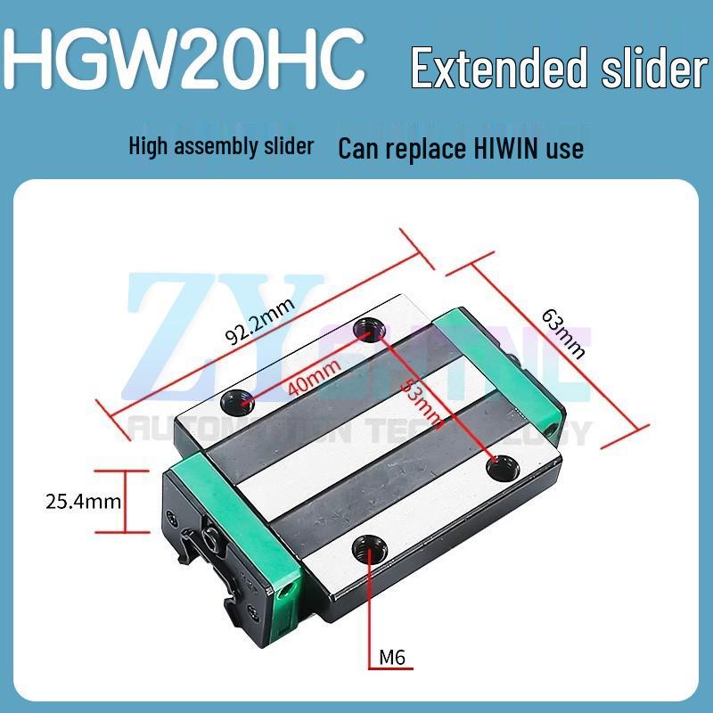 Guide Lineari e Carrelli HIWIN HGH/HGW Misure 15-45