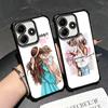 Mom Baby Girls Theme Plating Phone Case For Xiaomi Redmi Note 14 15 Pro Plus 13 12 11 11S 11T 10 9S 9 5G Anti-Fall Airabag Cover