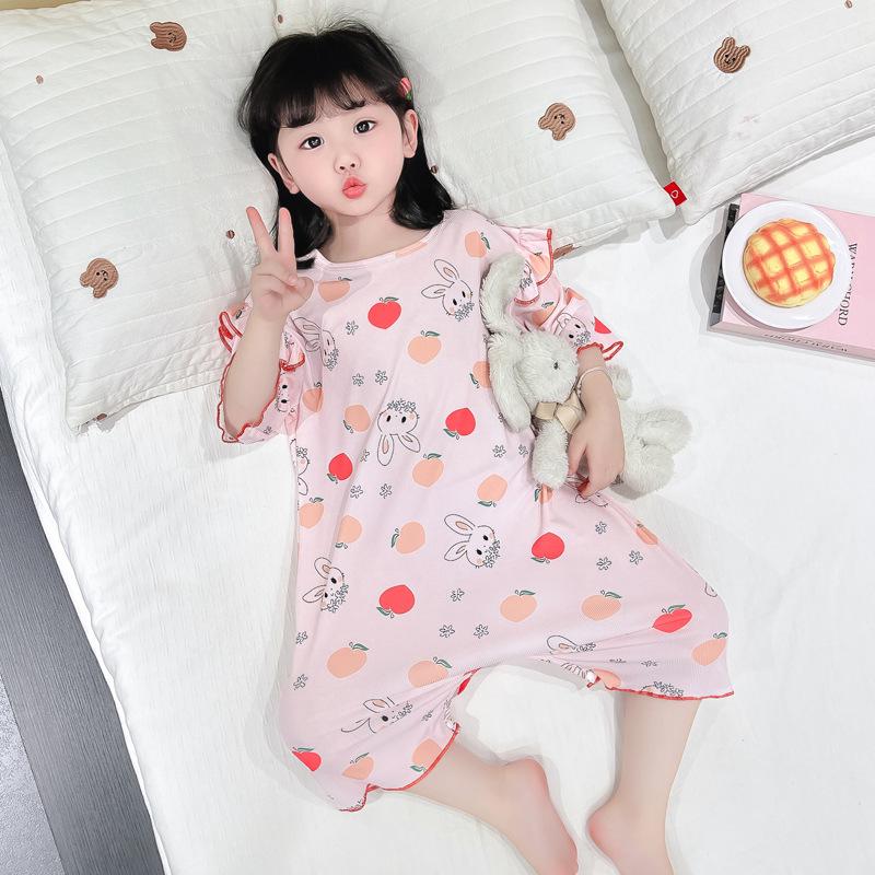 Sommer-Mädchen-Cartoon-Modal-Kurzarm-Pyjama