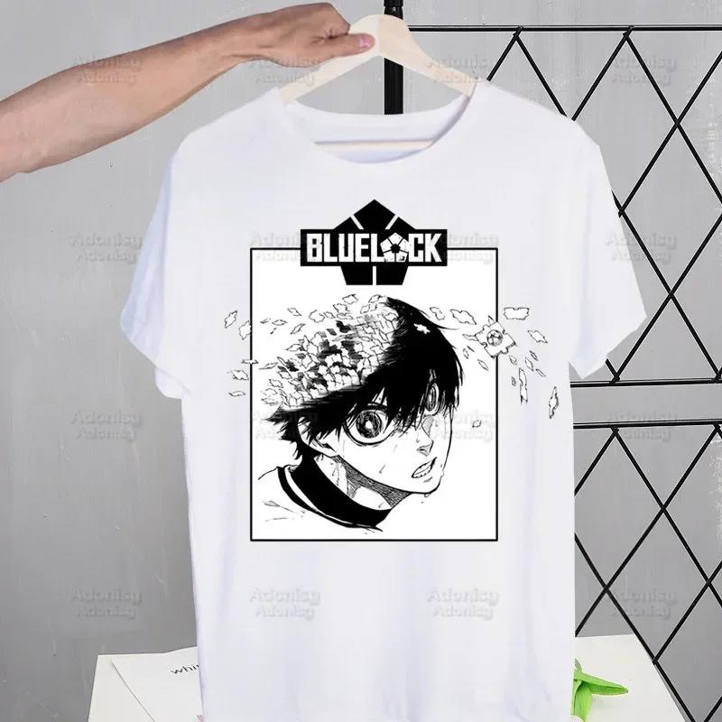 BLUE LOCK Isagi Yoichi T-Shirt Herren Tops T-Shirts Harajuku Seishiro Nagi Meguru Bachira T-Shirt Streetwear Hip Hop Herren T-Shirts