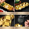 Korean Style Gold 304 Stainless Steel Dipping Plate