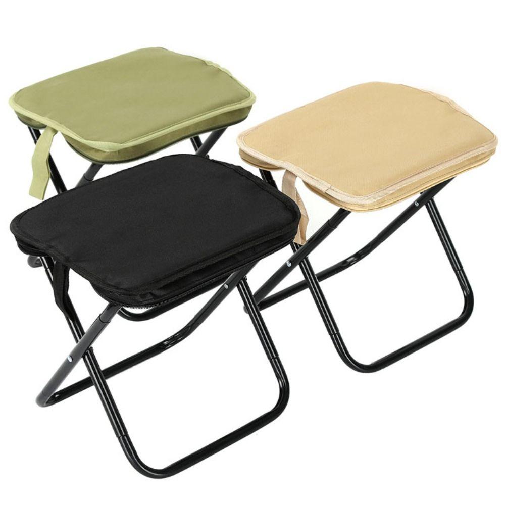 Multifunctional Outdoor Folding Stool Ultra Light Sponge Hiking Stool Seat  For Fishing and Camping