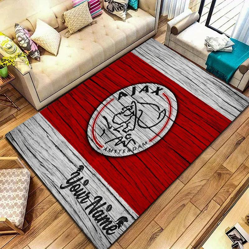 AFC Ajax Custom Name Carpet Rug for Living Room Bedroom Home Sofa Decoration,Kids Play Non-slip Floor Mat