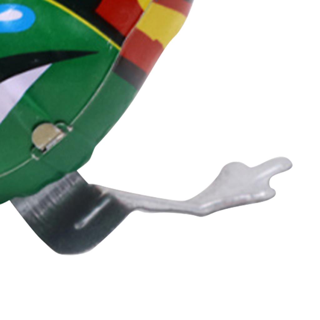 Aufziehfrosch Spielzeug Retro Tragbar Grüne Farbe Blech Hüpfender Frosch Aufziehspielzeug