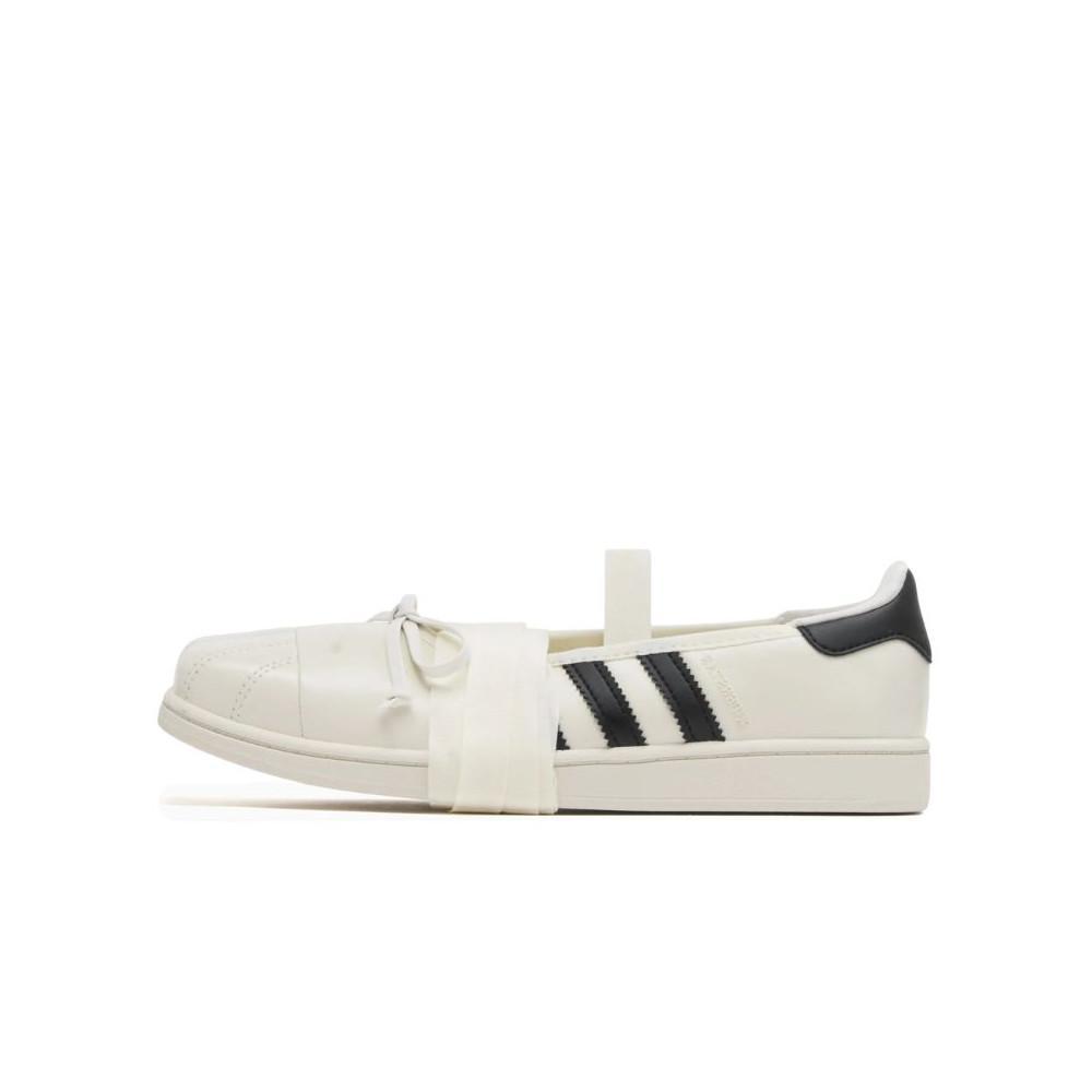 Adidas Superstar Square Toe Ballet JENNIE Off White Black