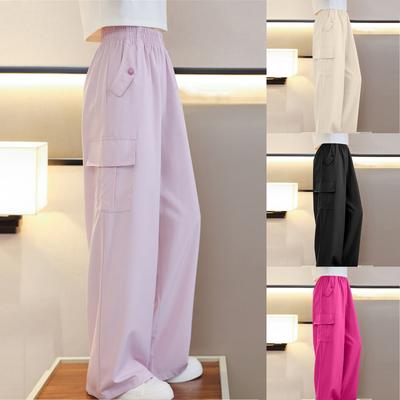 Pantalon d'été ample et décontracté à jambes larges pour enfants pour filles