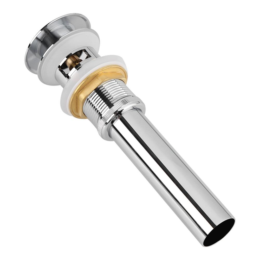 Stainless Steel Sink Drain Chrome Plated Bathroom Accessory Stable Drain Pipe  Bathroom Use