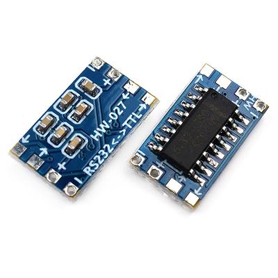 10PCS Mini MAX3232 RS232 To TTL Serial Port Leavel Converter Brush Module Connector MAX232 Flashing Board For Arduino