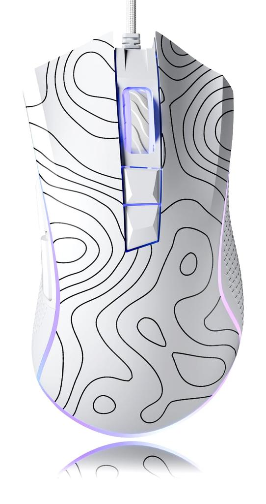 XVX G705 Wired Gaming 12000 DPI RGB Gaming Mouse with 12 Backlight Modes 7 Macro PC Gaming Mouse with DIY Key Binding for Mouse Computer Mouse for and