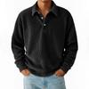 Men's  Casual Outdoor Lapel Corduroy Pullover Long-sleeved Top