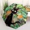 1pc Cat Garden Automatic Open/close Umbrella, 8-Rib Sturdy Structure, Portable Travel Umbrella, Parties, Everyday Use, Outdoor Accessory, Ar