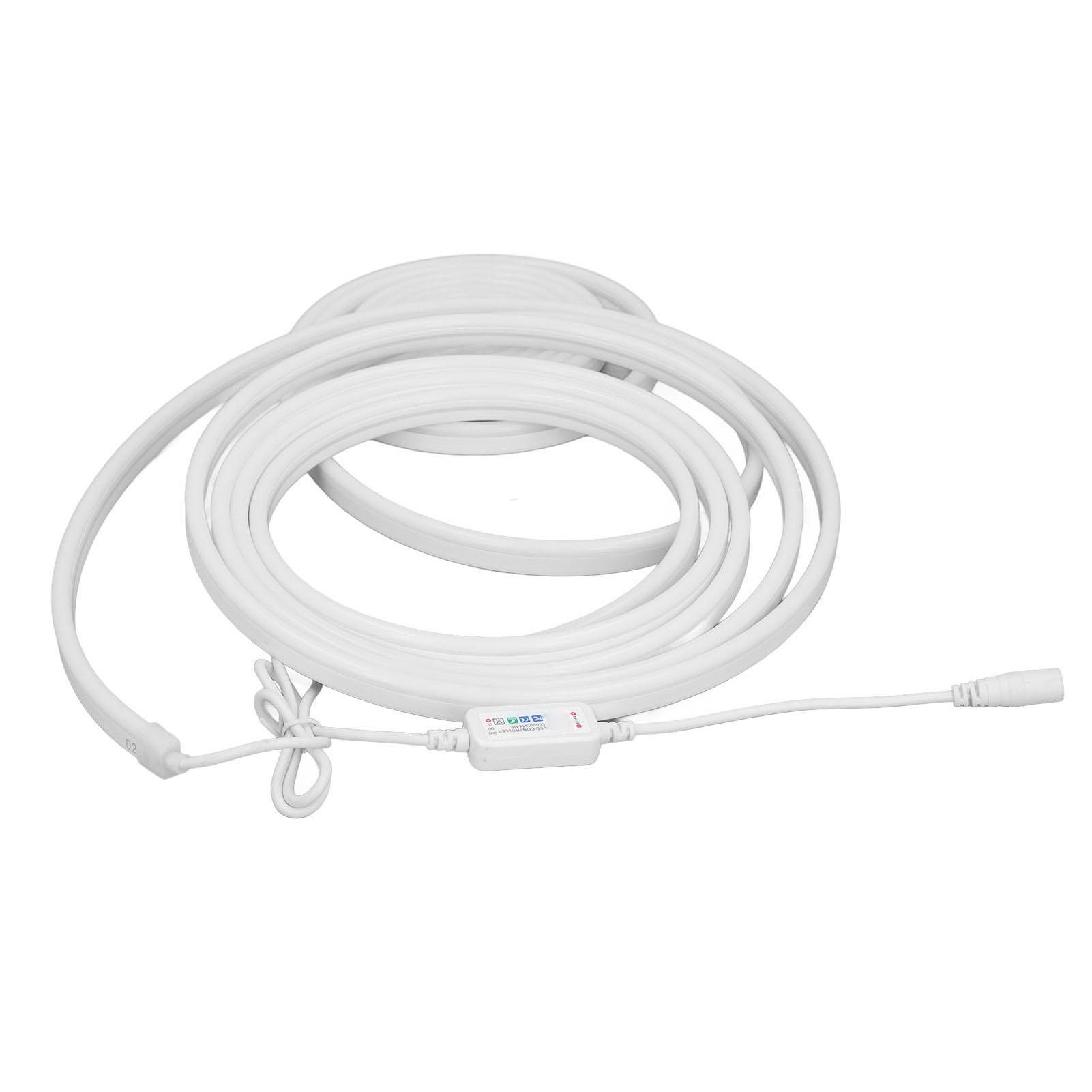 

Неоновая гирлянда 20 футов 6 м Bluetooth RGB светодиодная лента DC24V питание музыка синхронизация приложение пульт дистанционного управления для