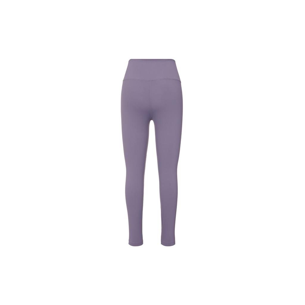 Nike Solid Color Tight Knit Sport Pants Women Bottoms Purple FN3233-509