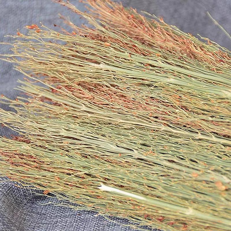 Natural Sorghum Woven Kitchen Broom and Pot Scrubber