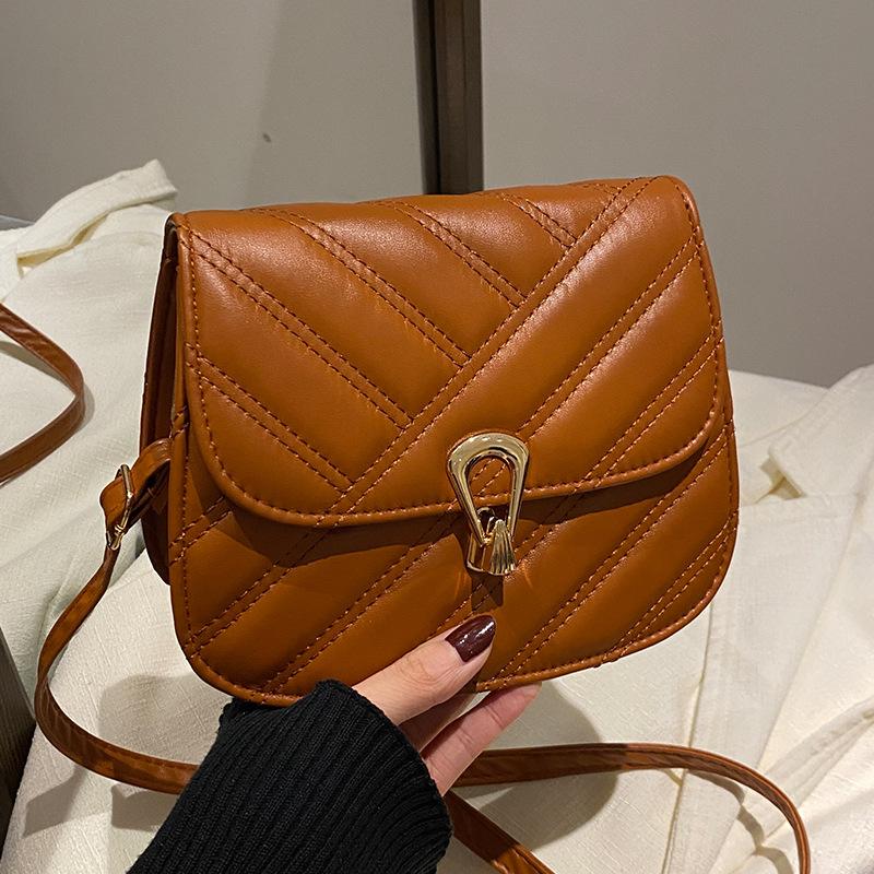 High-End Messenger Bag Fashion Messenger Bag High-End Niche Design Texture Shoulder Bag