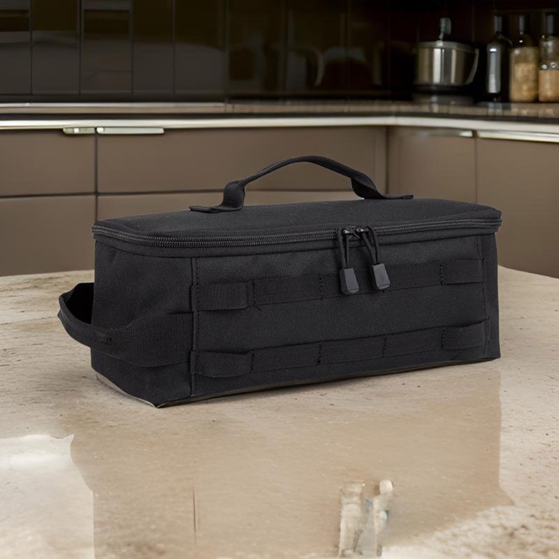 Outdoor Carrying Picnic Tableware Organizers Camping Storage Bag Large Capacity Outdoor Cooking Utensils Storage Bag