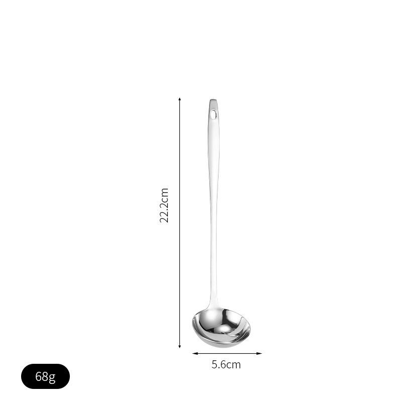 Stainless Steel Soup Spoon Ladle with Colander for Household or Restaurant Use