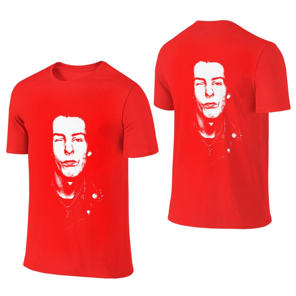 Sid Vicious Ultraminimalist Reversible Tshirt Niche Salt Style No Curling Tee