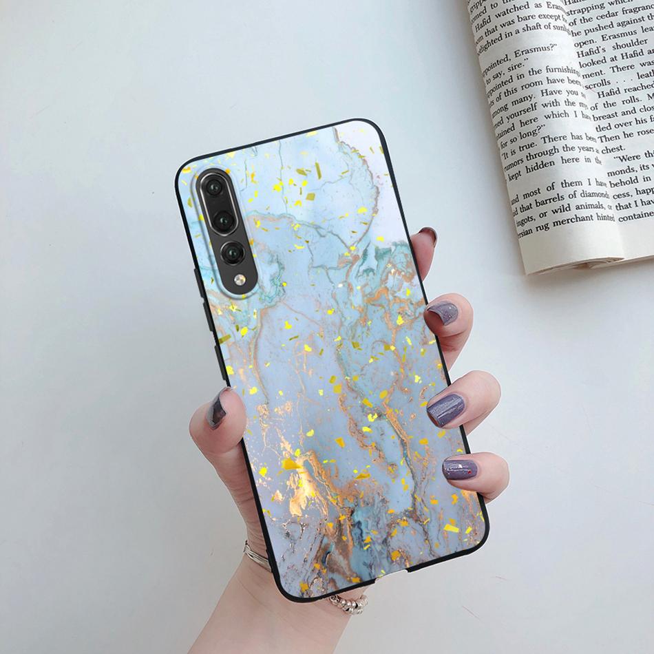For Huawei P20 Pro Case Matte Cover Cute Cat Cartoon Flower Soft Silicone Phone Cases For Huawei P20 Pro P 20 20Pro P20Pro Case