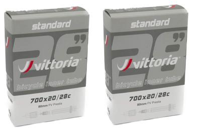 Vittoria İç Lastik Presta 80mm 2'li Set Uzun Vana Standart iç lastik 700x20/28c [ürün]