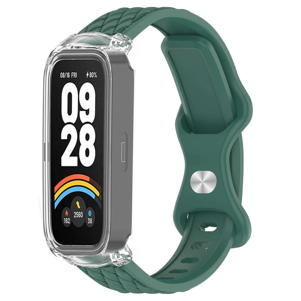 Case+Strap for Xiaomi mi band 9 8 active smartwatch accessories sprot Silicone bracelet correa PC shell Cover for Redmi band 2 3