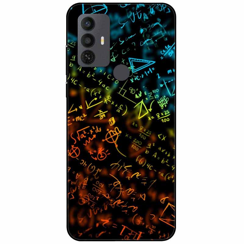 Phone Cover For Alcatel 1V 2021 Case Silicone Lovely Black Bumper Soft TPU Coque for Alcatel 1V (2021) 6002A 6002D 1 V Shells