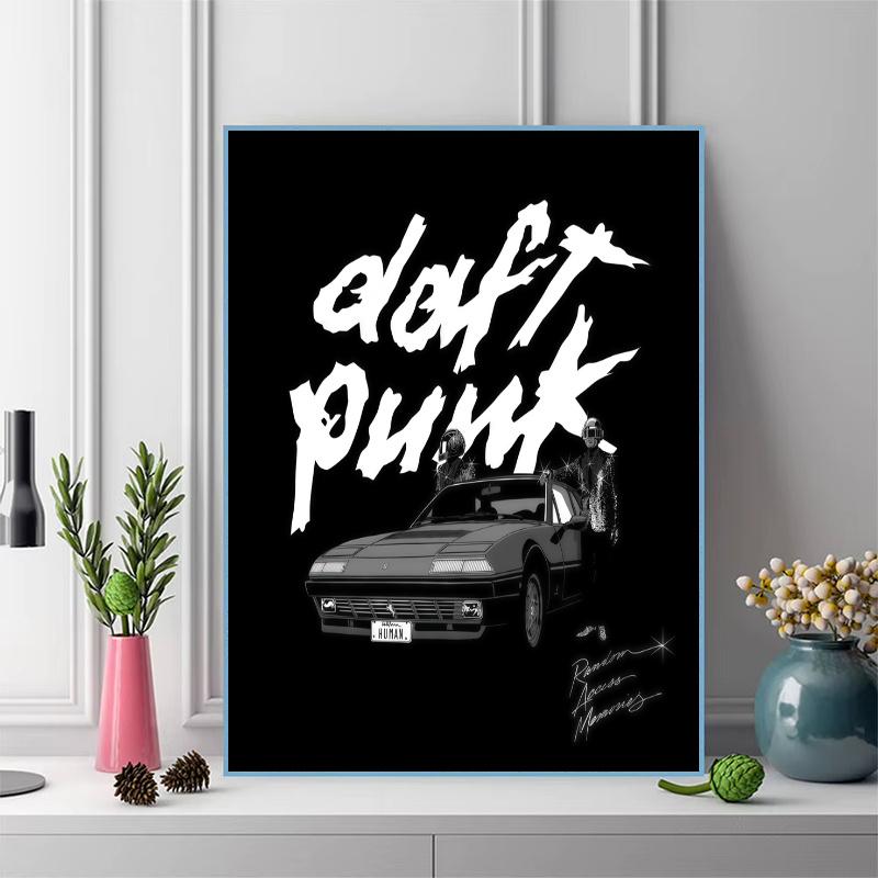 Daft Punk 100% Round Full Drill 5D DIY Diamond Painting Embroidery Cross Stitch Rhinestone Décor