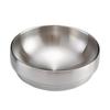 Gold Stainless Steel Double-Layer Bowl for Ramen, Bibimbap, Soup, Luosifen, Salad, and Instant Noodles.